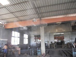 高温工厂车间铁皮厂房佳降温方式喷雾降温冷雾机
